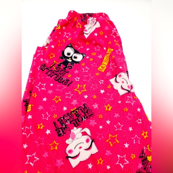 Girls Fleece PJ Bottoms Size Large 10/12 - Picture 2 of 4